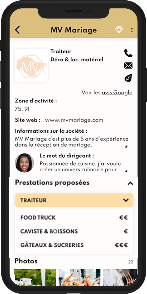 Application mariez-vous !